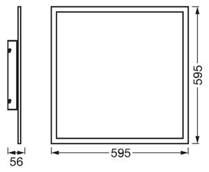 Ledvance - LED RGBW Stmívatelný panel SMART+ PLANON LED/40W/230V Wi-Fi + DO