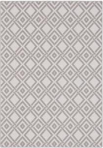 Kusový koberec vlněný Agnella Noble Wiko Geometrický světle šedý Rozměr: 160x230 cm
