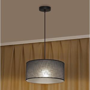 Lustr na lanku ALBA 1xE27/15W/230V pr. 40 cm šedá