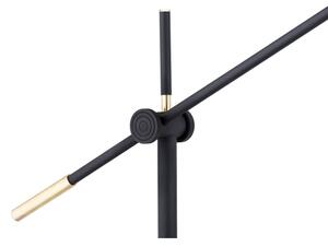 Argon 4732 - Stojací lampa NASHVILLE 1xE27/15W/230V černá