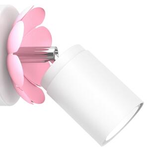 Nástěnné bodové svítidlo FLOWER 1xGU10/8W/230V bílá