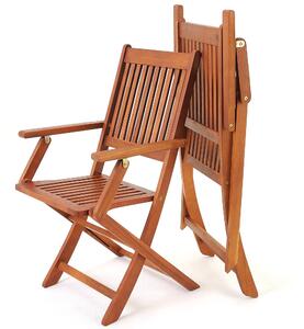 Casaria zahradní židle z akáciového dřeva 2ks