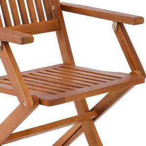 Casaria Zahradní židle z akáciového dřeva 2 ks 107036