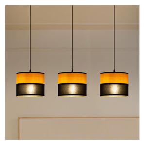 Lustr na lanku ALBA 3xE27/15W/230V černá/hnědá