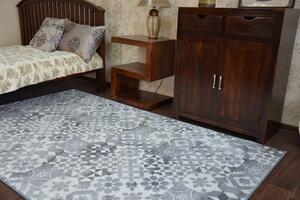 Balta Kusový koberec MAIOLICA šedý Rozměr: 200x500 cm