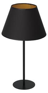 Stolní lampa ARDEN 1xE27/60W/230V pr. 30 cm černá/zlatá