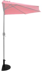 Kingsleeve Půlkruhový stojan na slunečník, pro 38-48 mm, černý 104166