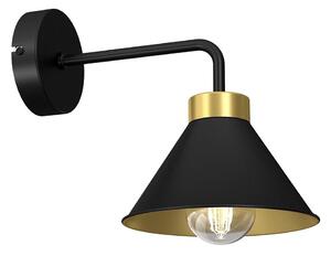 Nástěnná lampa DEMET 1xE27/60W/230V černá/zlatá