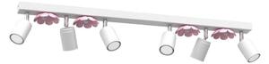 Bodové svítidlo FLOWER 6xGU10/8W/230V bílá