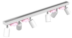 Bodové svítidlo FLOWER 6xGU10/8W/230V bílá