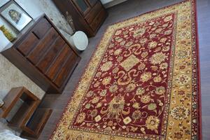 Dywilan Kusový koberec akrylový EDEN Šlechetný bordó Rozměr: 300x400 cm