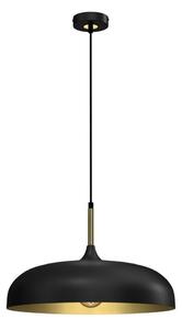 Lustr na lanku LINCOLN 1xE27/60W/230V pr. 45 cm černá