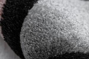 Makro Abra Dětský kulatý koberec PETIT Kočka šedý Rozměr: průměr 160 cm