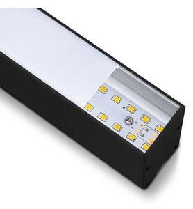 LED Lustr na lanku SAMSUNG CHIP LED/40W/230V 6400K černá