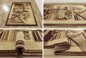 Makro Abra Kusový koberec GOLD 188/12 hnědý Rozměr: 80x150 cm
