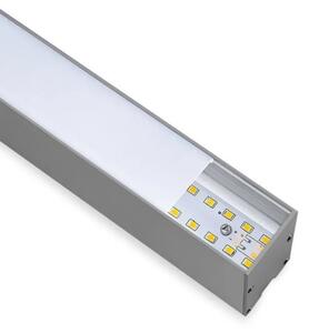 LED Lustr na lanku SAMSUNG CHIP LED/40W/230V 4000K stříbrná