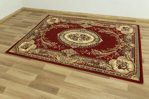 Makro Abra Klasický kusový koberec GOLD 042/22 červený Rozměr: 60x110 cm