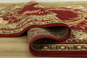Makro Abra Klasický kusový koberec GOLD 042/22 červený Rozměr: 50x70 cm