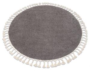 Makro Abra Kulatý koberec BERBER 9000 hnědý Rozměr: průměr 120 cm