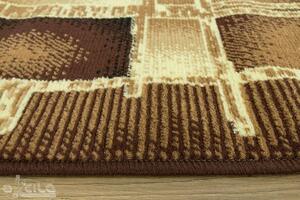 Makro Abra Oválný koberec GOLD 192/12 hnědý krémový Rozměr: 250x350 cm