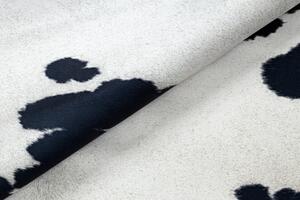 Makro Abra Koberec imitace zvířecí kůže G5069-1 bílý / černý Rozměr: 100x150 cm