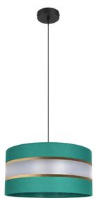 Lustr na lanku CORAL 1xE27/60W/230V pr. 40 cm zelená