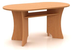 Konferenční stolek K01 Martin, ovál 110x60 cm, český výrobek