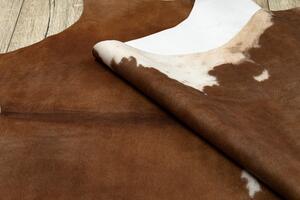 Makro Abra Koberec imitace zvířecí kůže G5070-2 hnědý / bílý Rozměr: 100x150 cm