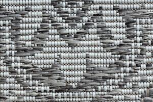 Balta Kulatý koberec SISAL LOFT 21193 šedý / stříbrný / slonová kost Rozměr: průměr 120 cm