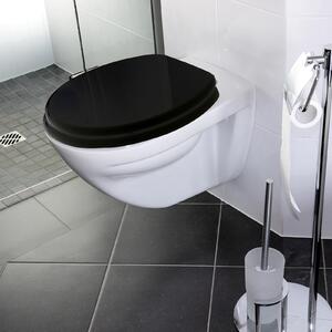 Casaria WC sedátko s automatickým spouštěním černé 108584