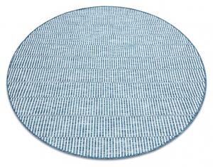 Balta Kulatý koberec SISAL LOFT 21198 modrý / stříbrný / slonová kost Rozměr: průměr 120 cm