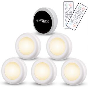 Monzana LED osvětlení sada 6 ks s dálkovým ovládáním 107876