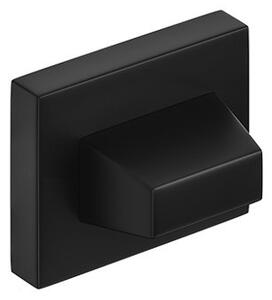 Rozeta na WC hranatá černá - komplet 2ks