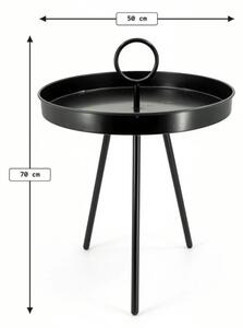 Zahradní set OSAKA SIRVON - 2 židle a kulatý stolek, béžová 9