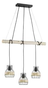 Fischer & Honsel 60798 - Lustr na lanku STRAW 3xE27/40W/230V