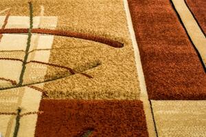 Makro Abra Kusový koberec ANTOGYA 5118A Hnědý Rozměr: 70x140 cm