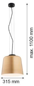 Argon 4690 - Lustr na lanku BERKLEY 1xE27/15W/230V