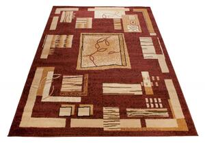 Makro Abra Kusový koberec ATLAS 5067D Hnědý Rozměr: 60x100 cm
