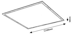 Rabalux 6908 - LED Přisazený panel ALMOND LED/40W/230V 4000K