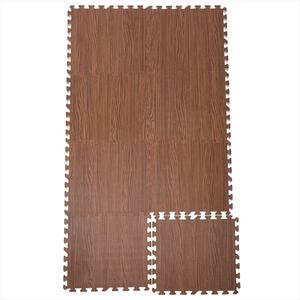 Monzana Ochranná podložka na podlahu dekor dřevo (puzzle) 8 ks 107467