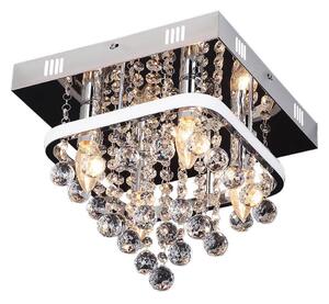 Rabalux 2238 - Křišťálový přisazený lustr PALLAS LED/23W/230V + 4xE14/40W