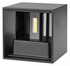 LED Venkovní nástěnné svítidlo 2xLED/3W/230V IP54 černá