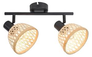 Rabalux 3134 - Bodové svítidlo RATTAN 2xE14/15W/230V ratan