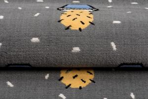 Makro Abra Dětský kusový koberec XENO 33485/071 Kaktusy šedý Rozměr: 120x170 cm