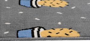 Makro Abra Dětský kusový koberec XENO 33485/071 Kaktusy šedý Rozměr: 120x170 cm