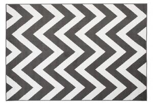 Makro Abra Moderní kusový koberec BALI C438A tmavě šedý / bílý Rozměr: 250x350 cm