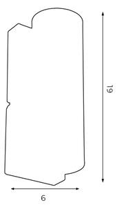 Nástěnné svítidlo WALL 1xGU10/8W/230V bílá