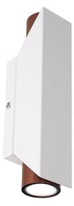 Nástěnné svítidlo WALL 2xGU10/8W/230V bílá/měděná
