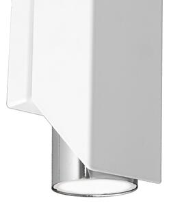 Nástěnné svítidlo WALL 2xGU10/8W/230V bílá/lesklý chrom