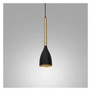 Lustr na lanku ISTAPPAR 1xE27/60W/230V černá/zlatá